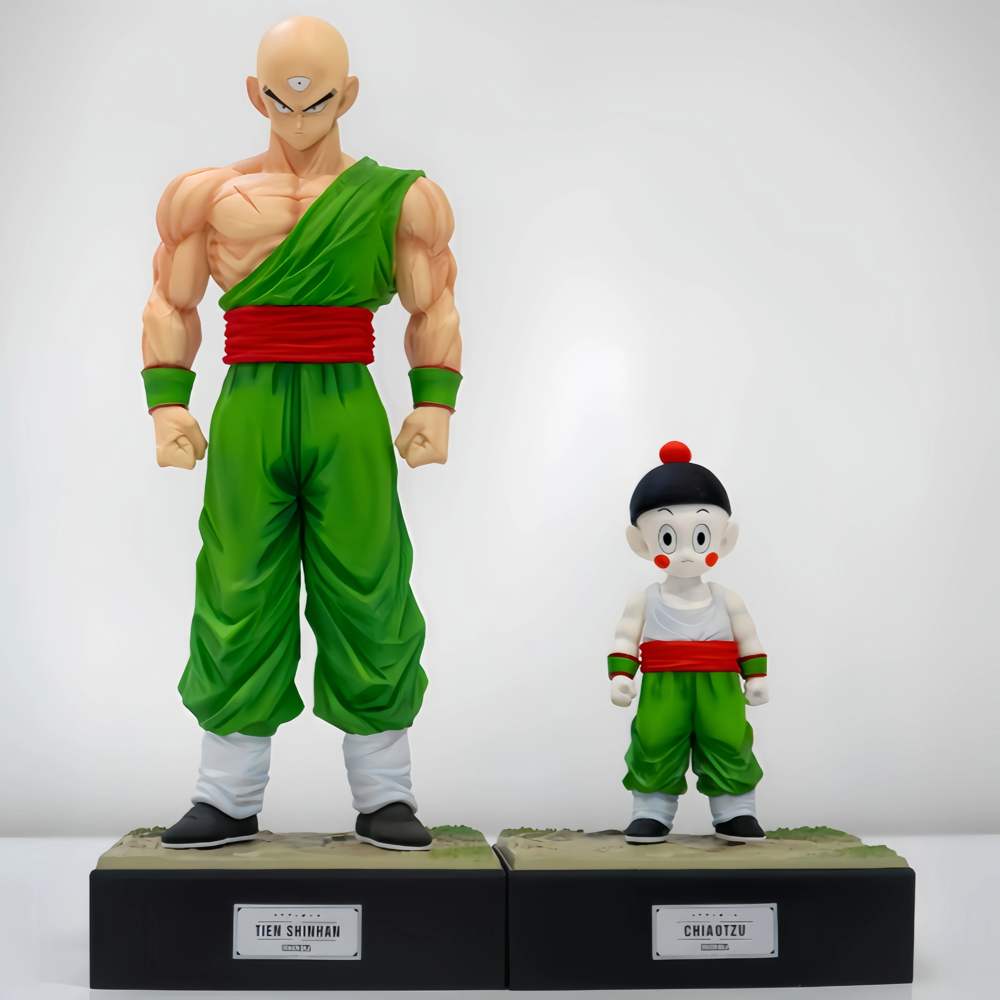 Anime Dragon Ball Tien Shinhan Figure Tien Shinhan Figurine Pvc Chiaotzu Action Figures Collection Model Toys For Boy Gifts