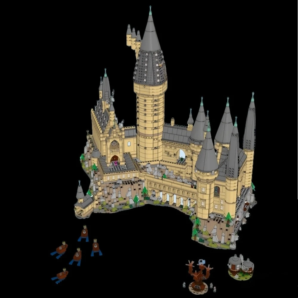 Miniature Magic Castle Model 71043Building Blocks Sets Suitable for Birthday Gifts Not Compatible with Legoed Particles ，6020pcs
