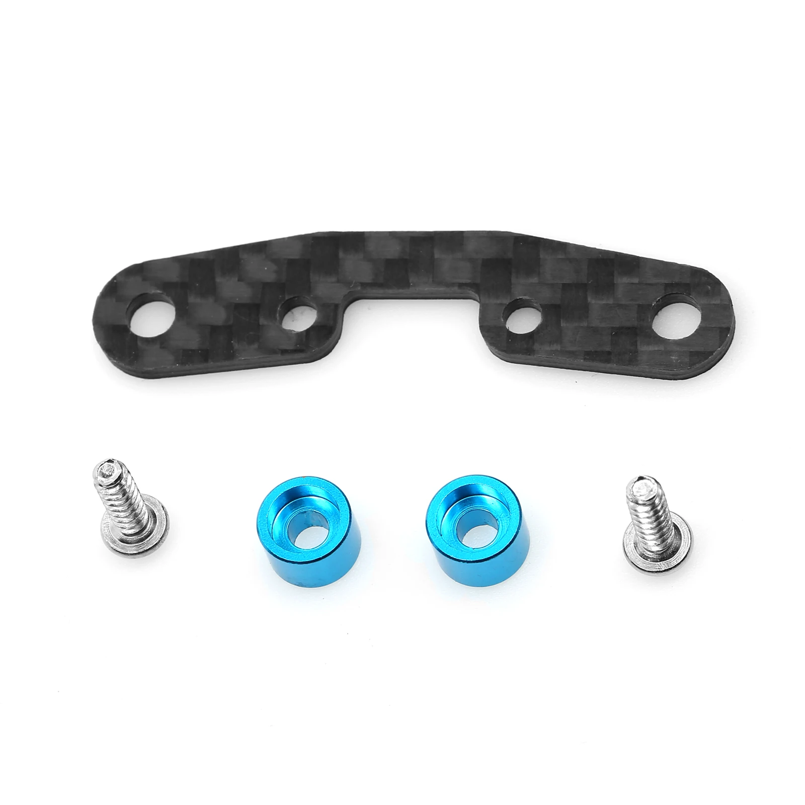 Carbon Fiber Drive Shaft Steering Group Reinforce Bracket Strengthen Mount for 1/10 Scale RC Car Tamiya TT-02 Fixed Mount