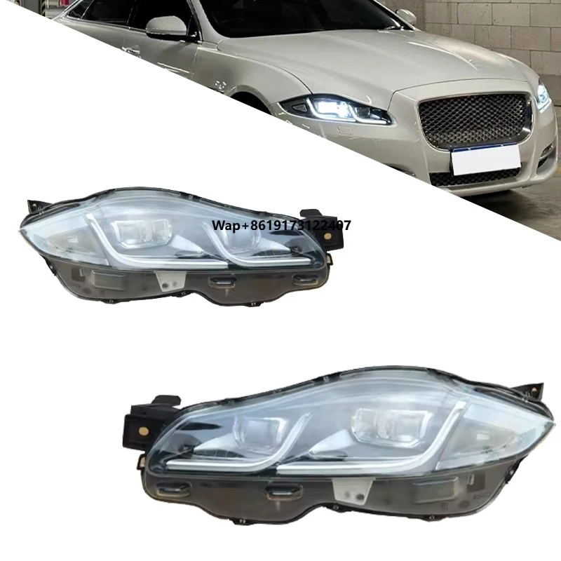 For XJ 8000k Smart Car LED Headlights Original High Configuration 12V High Color Temperature with Cornering Fill-In Light