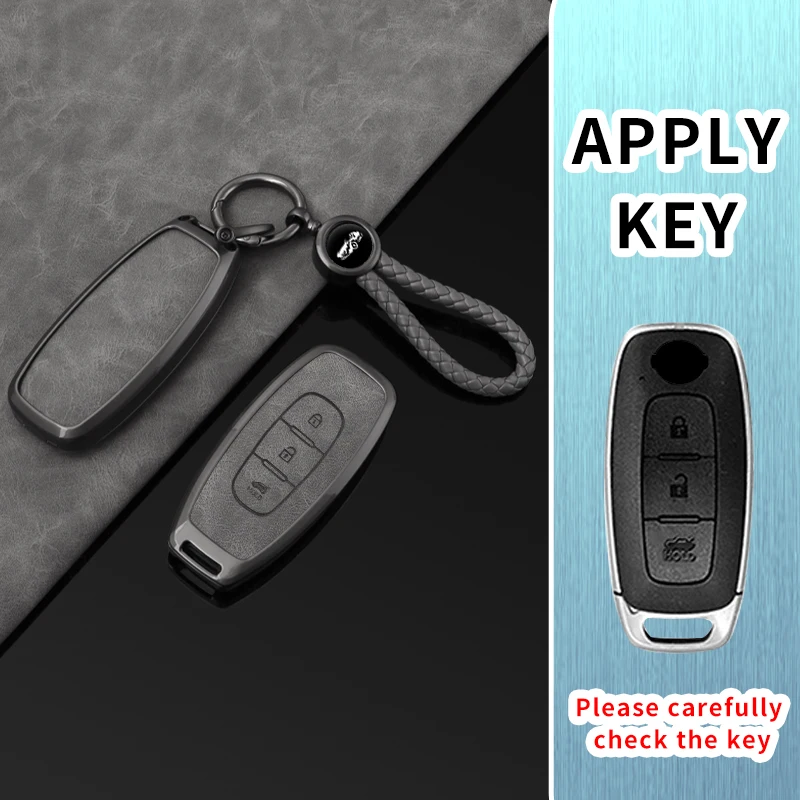Leather Remote Key Case for Nissan Versa X-Trail T33 Serena Rouge Kicks Pathfinder Ariya Rogue 2023