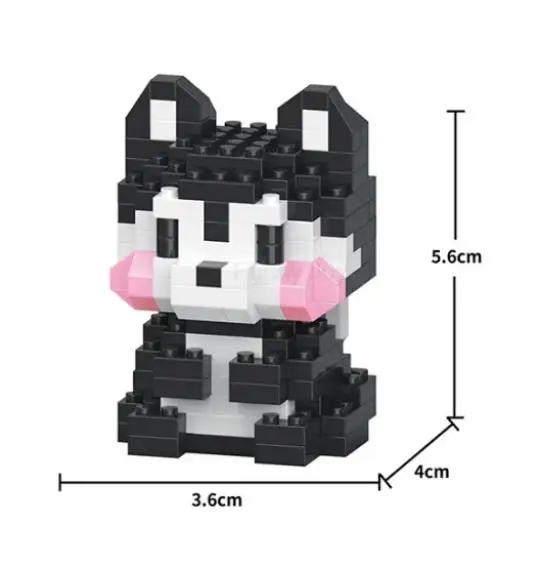Insecten Micro Dieren Huisdieren Katten Hond Bouwstenen 3D Diamantmodel BIJEN Slak Stenen Stad Bouwspeelgoed voor Kinderen Kindercadeau