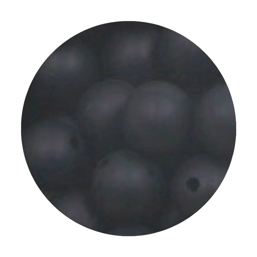 50 Teile/los 9/12/15mm Lose Perlen Silikon Runde Perlen Perle Perlen Lebensmittel Grade Für Schmuck Machen DIY Handgemachte Accessoires
