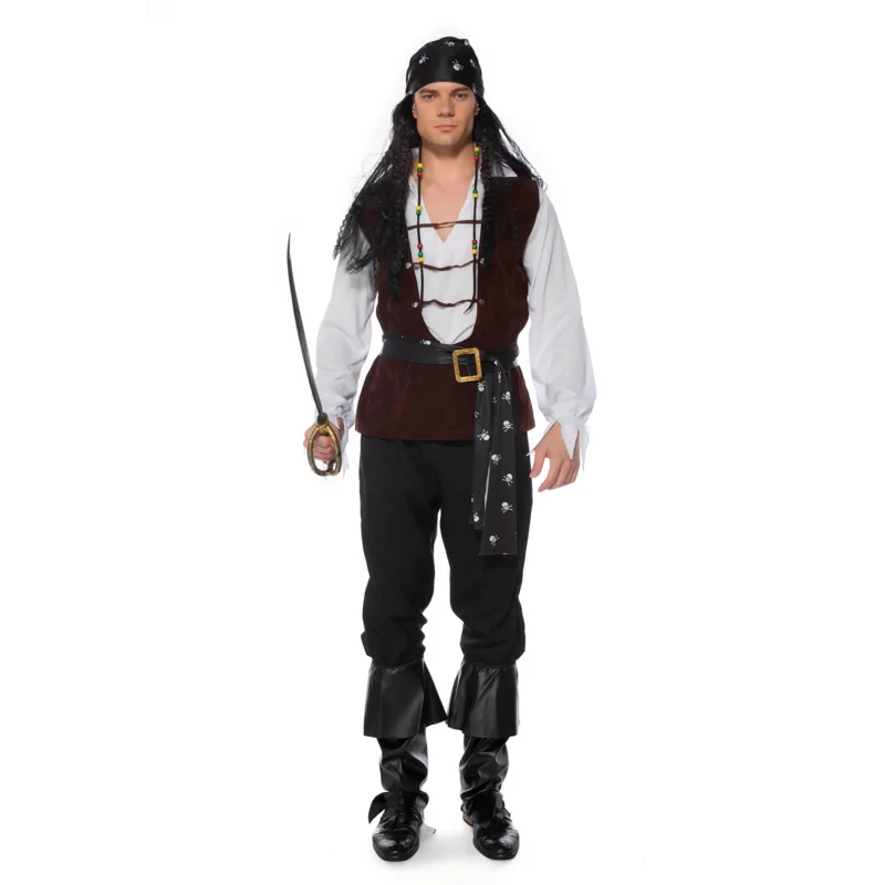 Bear's Den Halloween Men Cosplay Costumes Carnival Pirate Stage Performance Costume Christmas Male Party Su New 2025