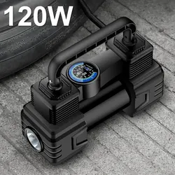 Auto Air Compressor Auto Air Pump Digital Display 12V Electric Car Tire Inflator with LED Light Vacuum Tire Pump Car Accessories