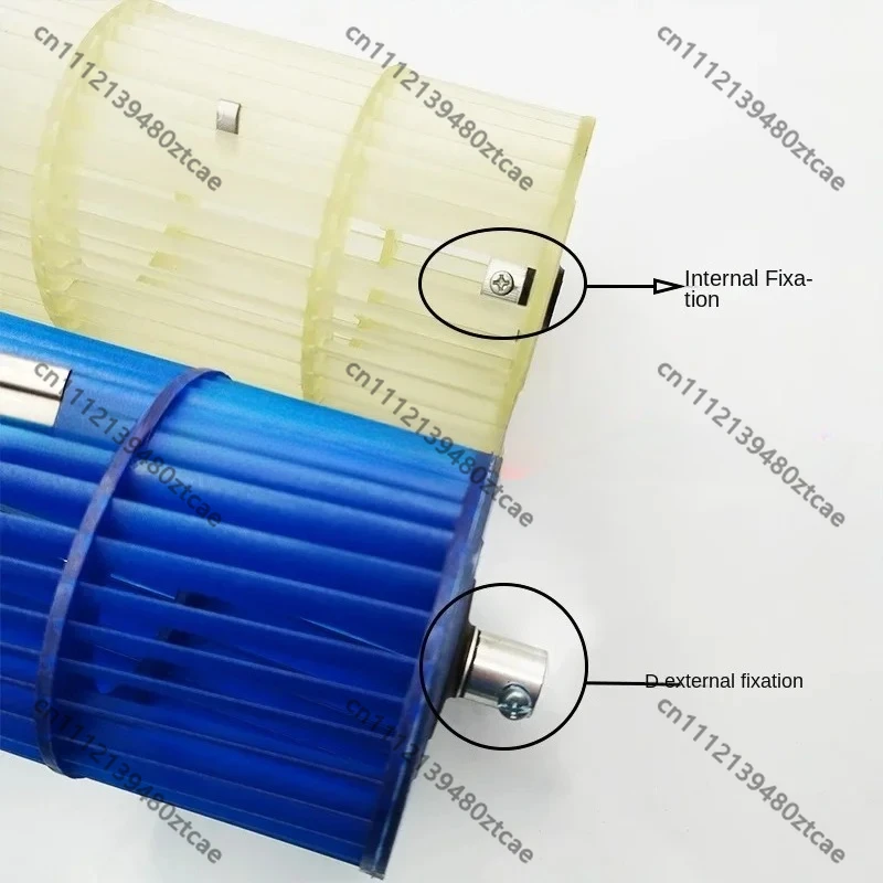Cross Flow Fan Wind Wheel Roller, Indoor Unit Air Outlet Inducer, Household Air Conditioner Internal Unit Spare Parts