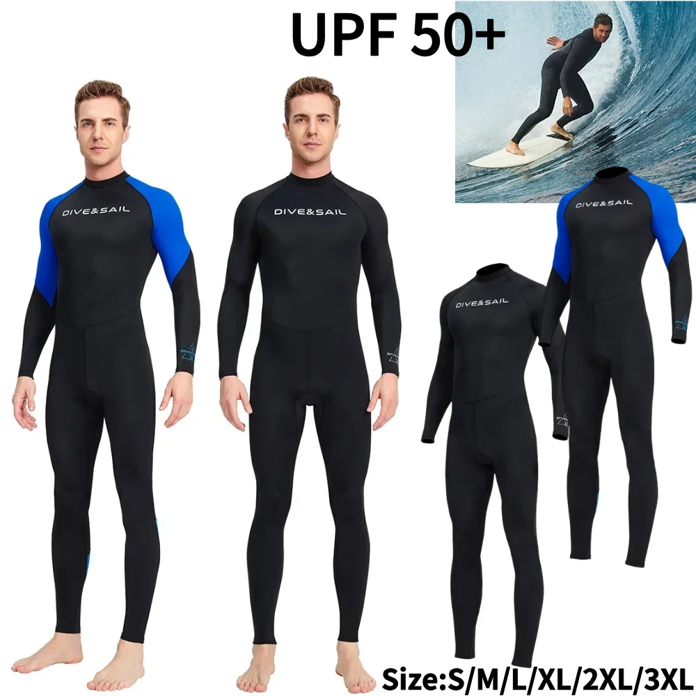 

Men Diving Skin Clothes Long Sleeve Sunscreen Diving Protection Clothes Cold Proof Warm Elastic Anti-scratch Outdoor Accessories
