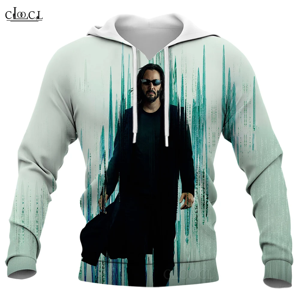 CLOOCL Men Hoodie 3D Graphics The Matrix Print Men Women Hooded Pullover Fashion Streetwear Unisex Sudadera Hombre Dropshipping