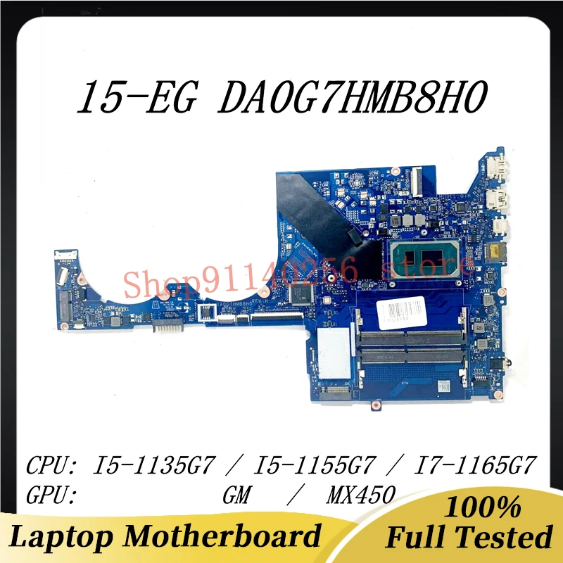 Laptop Motherboard M74948-601 M74948-001 für HP 15-eg da0g7hmb8h0 mit I5-1135G7 / I5-1155G7 / I7-1165G7 cpu gm/mx450 100% test