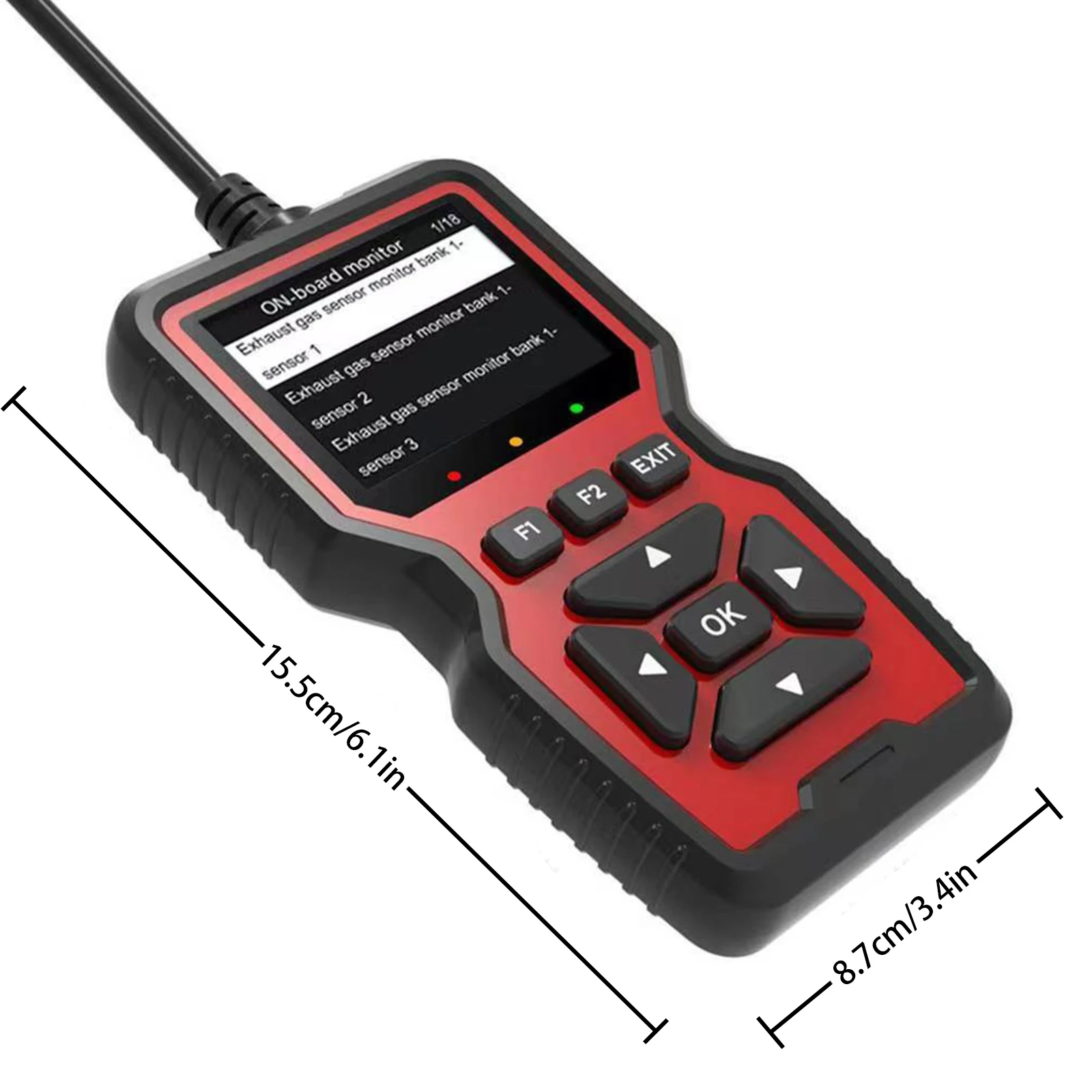 Car Fault Detector V519 Obd2 Scanner Fault Diagnosis Tester Engine System Diagnostic Tool Code Reader