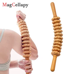 Wood Therapy Roller dźwignia zmiany biegów urządzenie do masażu cellulit odchudzanie Roller Massager drenaż limfatyczny kształtowanie sylwetki Trigger Stick