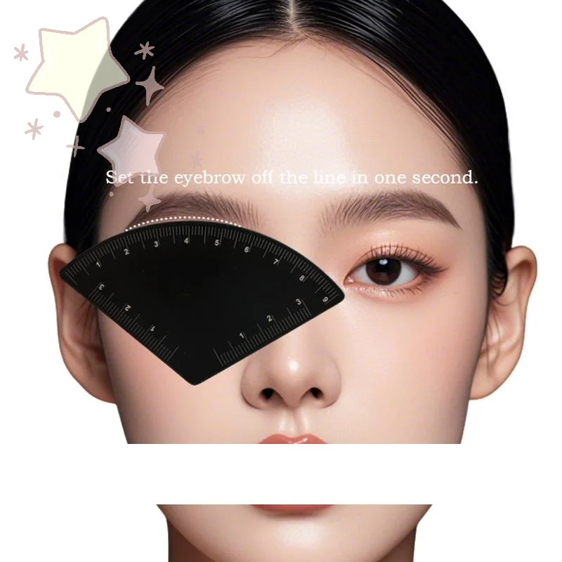 

Fast Drawing Eyebrow Design Ruler Microblading Mapping Tool Shaping Permanent Makeup Stencil Guide Reusable Tattoo Supplies