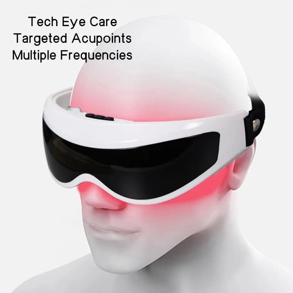 

9-режимный вибрационный электрический массажер для глаз, регулируемая пряжка, защита глаз, машина для ухода за глазами, магнитные бусины, уход за красотой