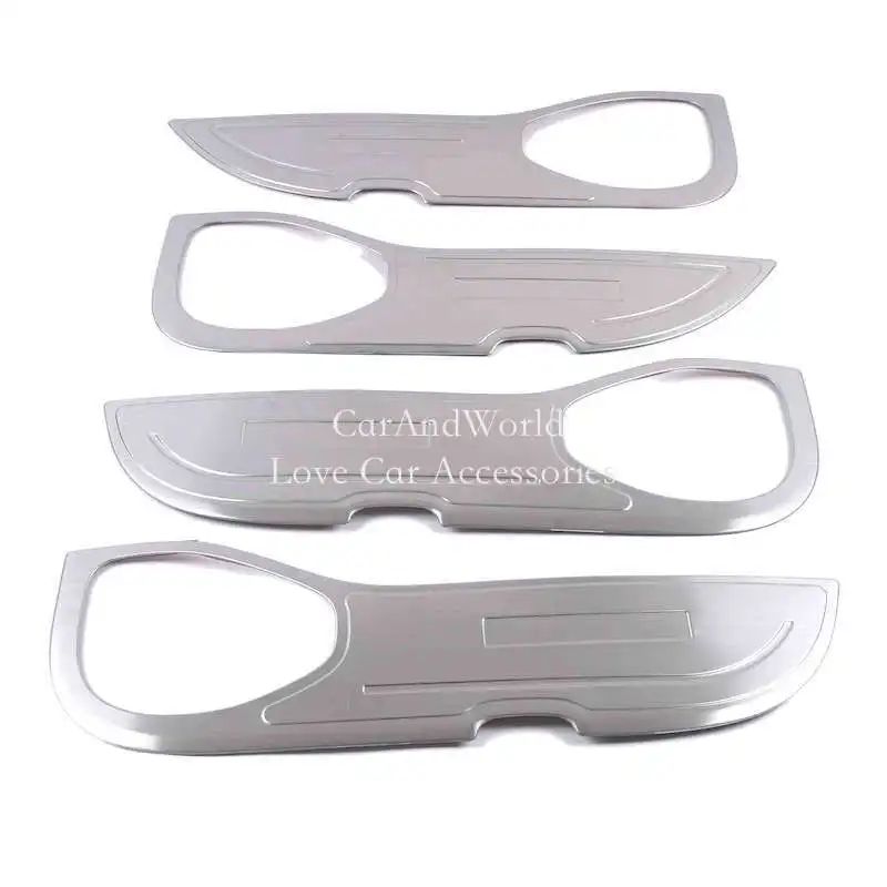 Stainless Steel Car Inner Door Anti Kick Plate Speaker Frame Protector Cover Trims Moulding Accessories For GAC GM6 M6 2019-2024