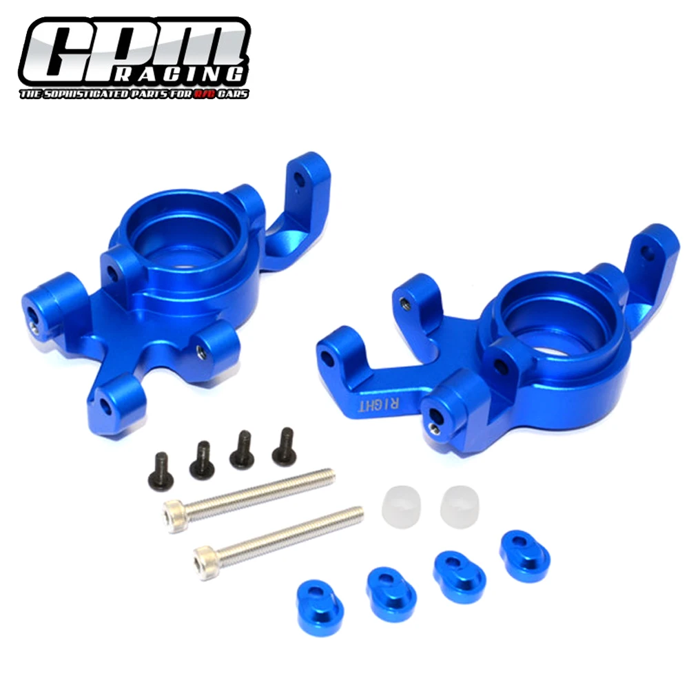 

GPM Metal Aluminum Front Steering Cup Steering Blocks 7737 for Traxxas 1/5 X-MAXX 6S 8S 77086-4 77076-4 4WD Monster Truck