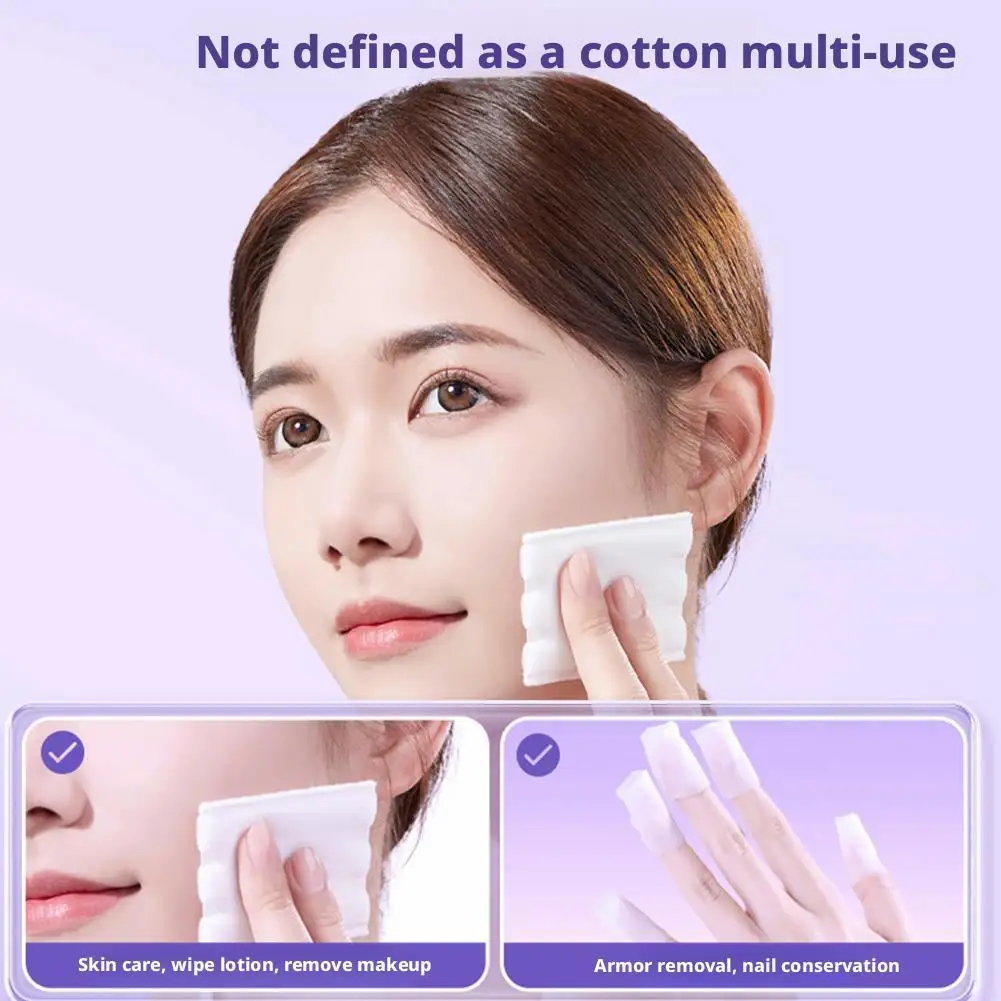 50 ชิ้น/ถุงผ้าฝ้ายทิ้งผ้าเช็ดทําความสะอาดเครื่องสําอางแต่งหน้าทําความสะอาดรอบผ้าฝ้ายนุ่มทุกวันอุปกรณ์แต่งหน้าRemoverเครื่องมือ