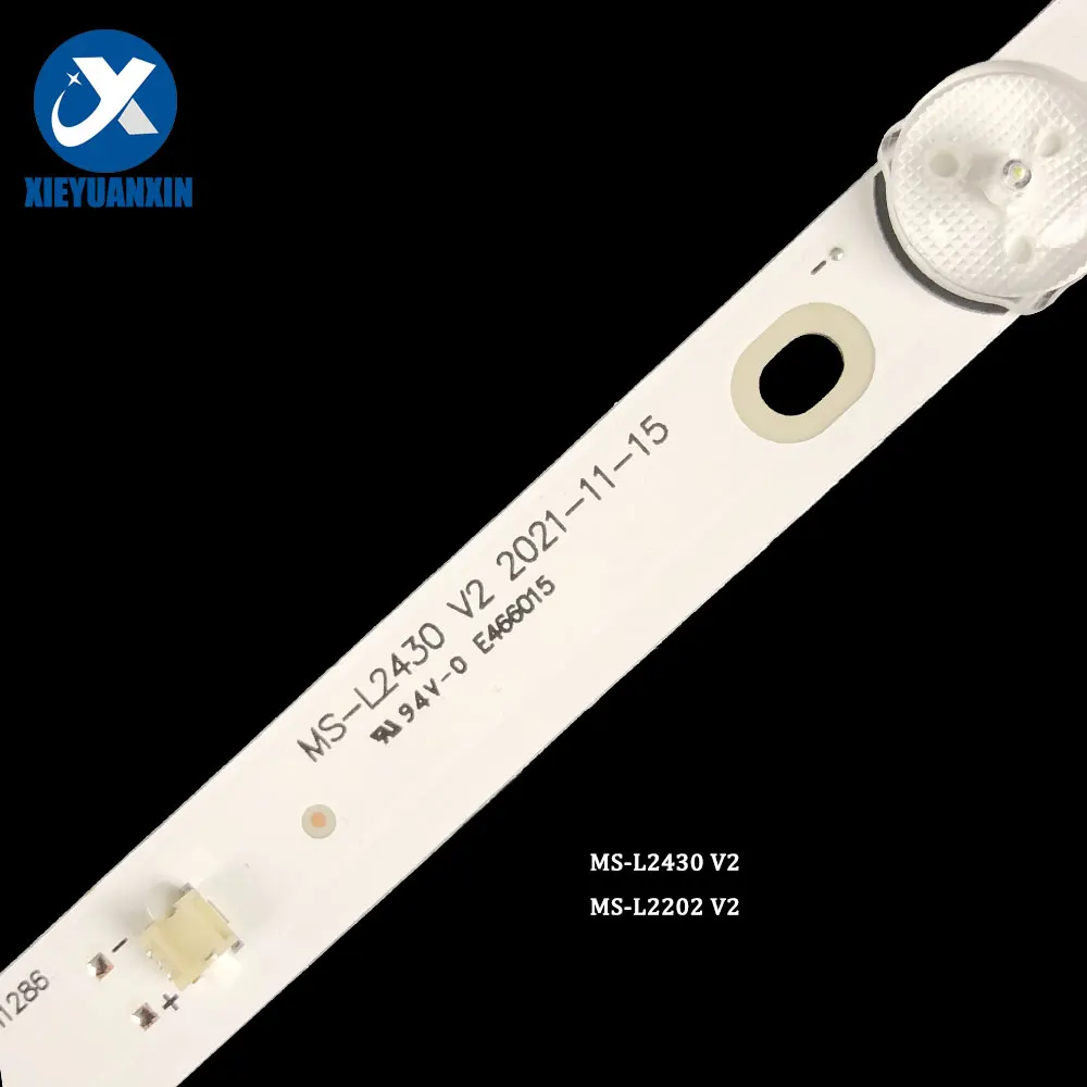 Tira de Led para retroiluminación de TV MCTV, accesorio para televisor de 32 pulgadas, piezas, MS-L2430, V2, M32H, S32K, MS-L2202, 32ATC5000-H, 32HMC1720, BL-F32S-HD, 2 JL.D32061330-315DS-M