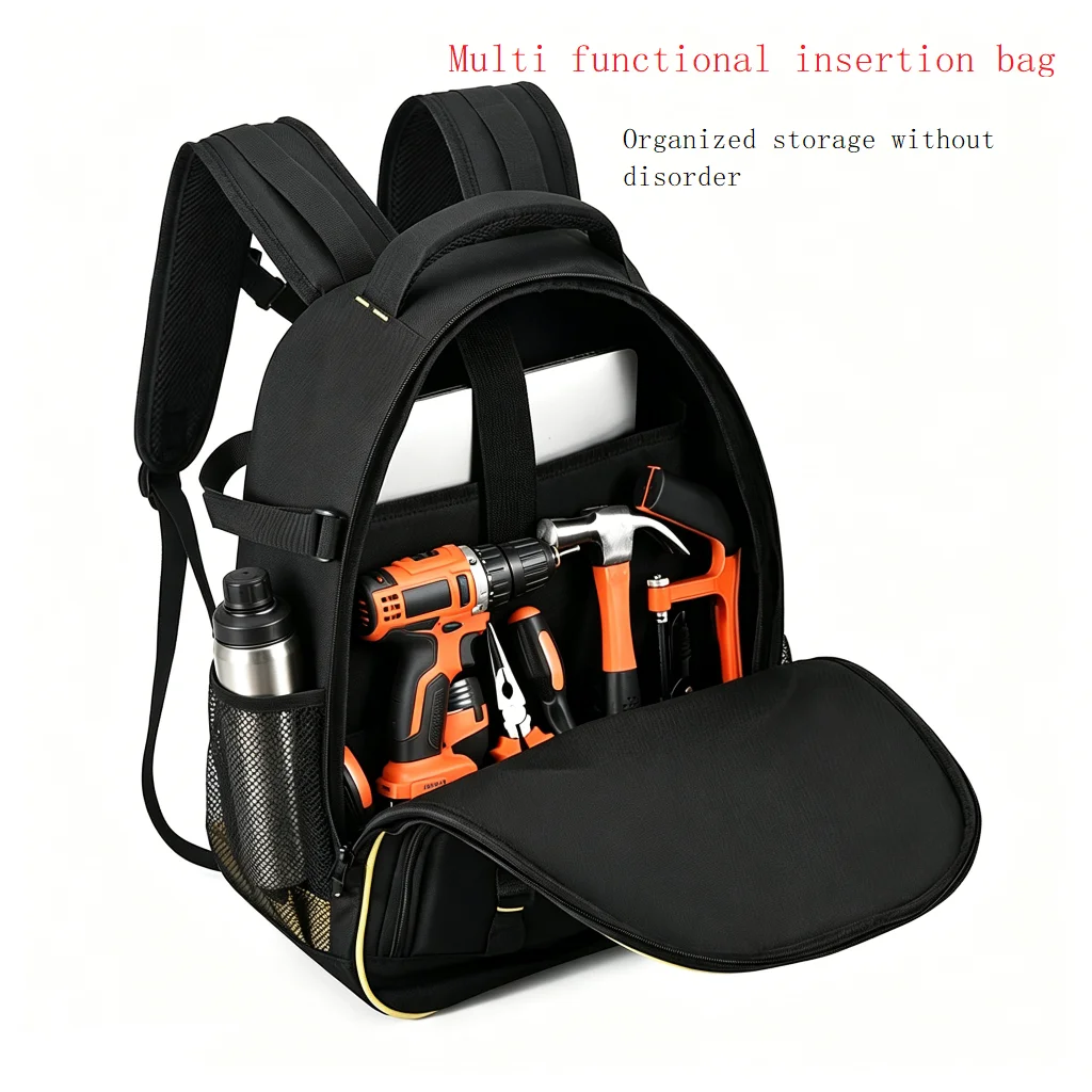 Mochila multifuncional de gran capacidad, mochila resistente, mochila gruesa, kit de instalación para técnicos de mantenimiento