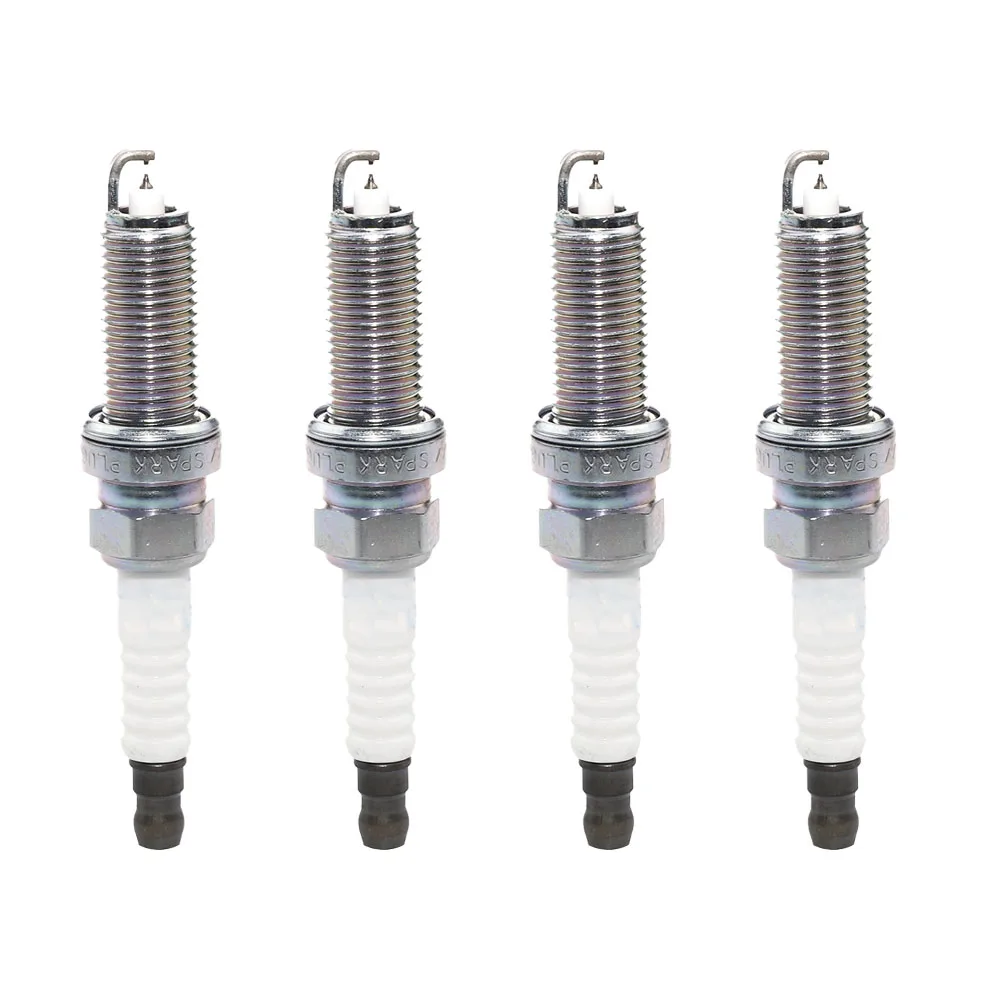 

4pcs Spark Plugs For Nissan Kicks Bluebird Sylphy Cube Lafesta Latio Micra Navara EDILKAR6K11S DILKAR6K11S Accessories
