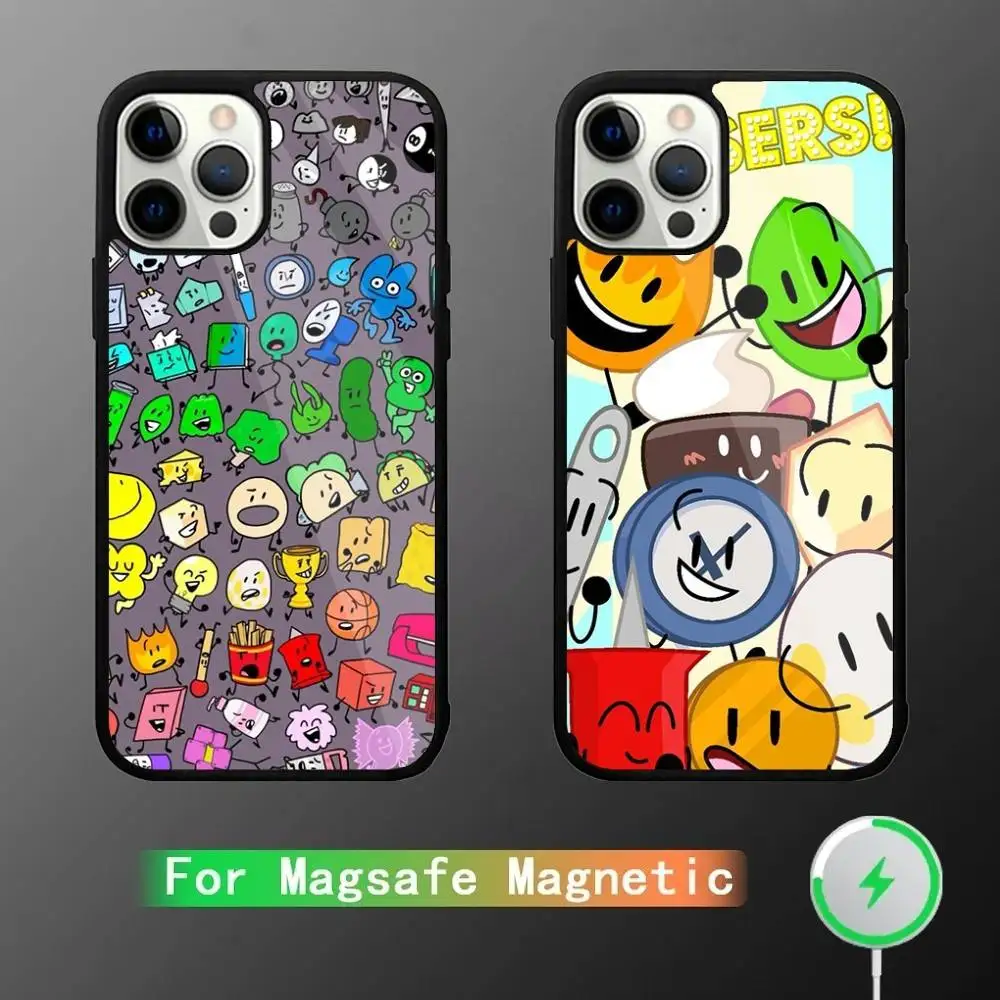 

B-Bfdi Battle For Dream Phone Case For iPhone 16,15,14,13,12,11,Pro,Max,Plus,Mini,SE New Magsafe Magnetic Wireless Charging