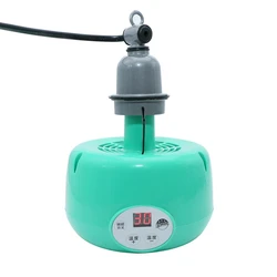 Pet Heater Farm Animal Warm Light Chicken Thermostatic Temperature Controller Heating Lamp Reptile Box 300W Connect E27 Pedestal