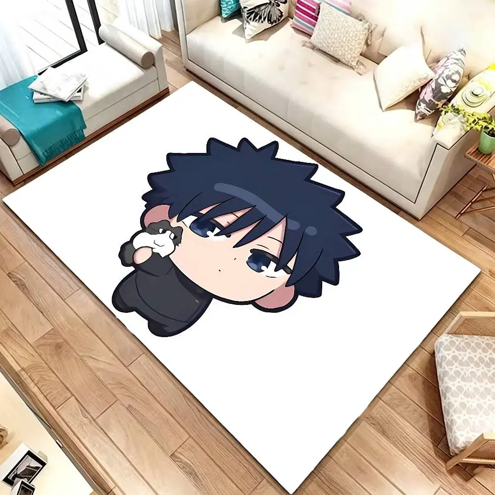 Anime J-Jujutsu Fushiguro Megumi Floor Mat Bathroom Absorbent Mat Rugs Simple Door Dirt-resistant Mat Home Kitchen Mat