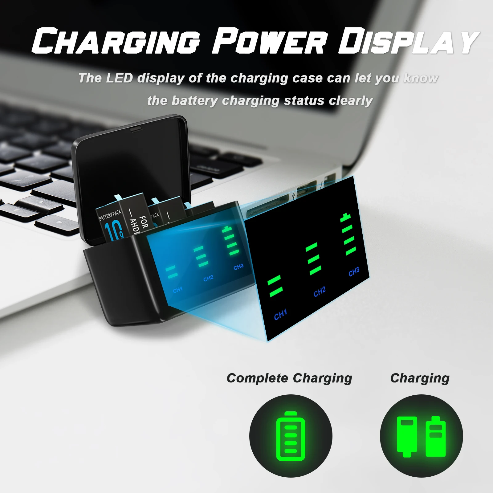 ل Gopro بطل 11/10/9 بطارية ليثيوم ل الذهاب برو بطل 11/10/9 الأسود اكسسوارات ل GoPro عمل الرياضة كاميرا 2000MAH