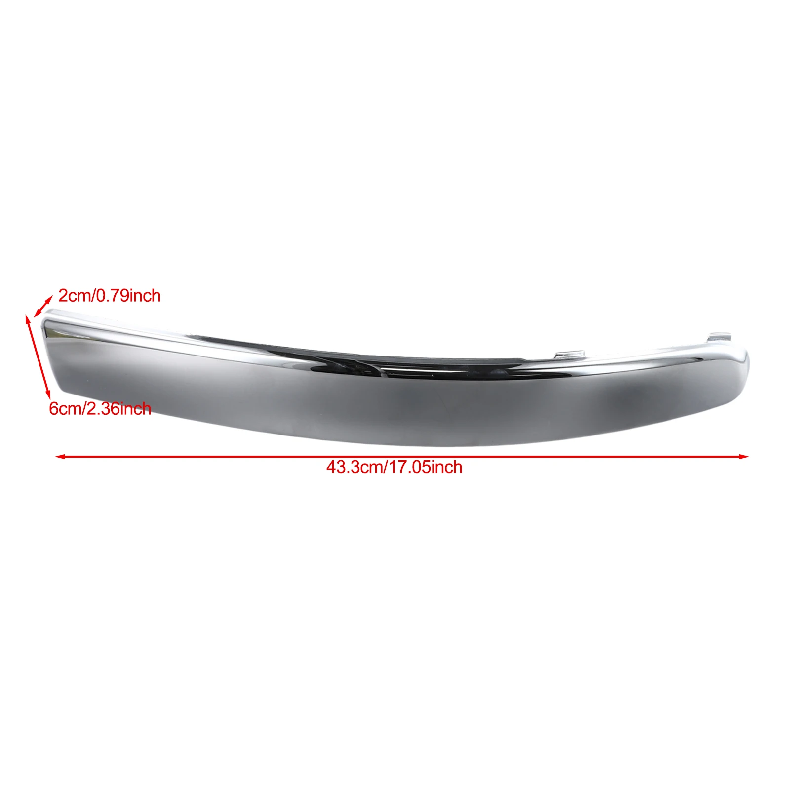 

Chrome Trim For Vehicle Chrome Trim For 500 Front Bumper Lower Trim Vehicle Aesthetic Enhancement For Hatchback Models