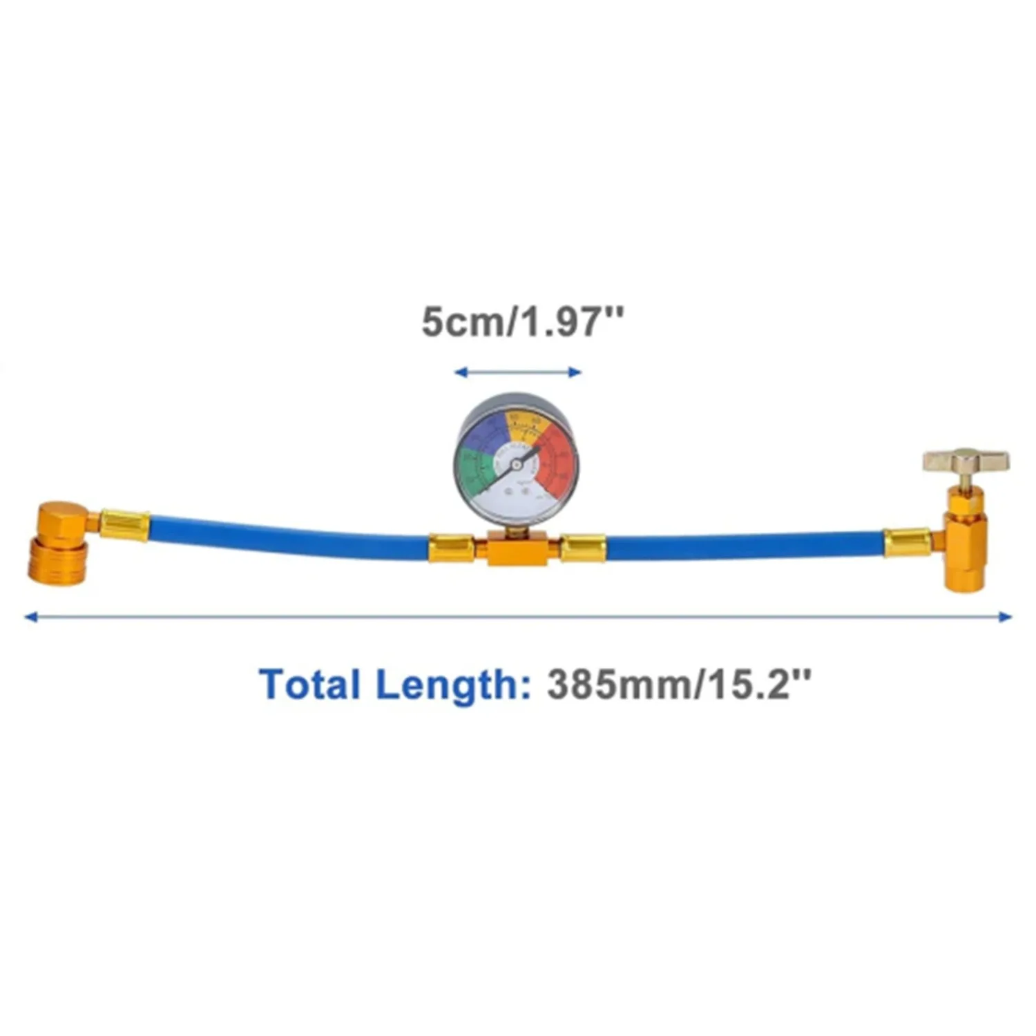 

Freon r134a Комплект автомобильных шлангов для заправки кондиционера, сердечник клапана кондиционера низкого давления r134a, инструменты для цилиндра хладагента