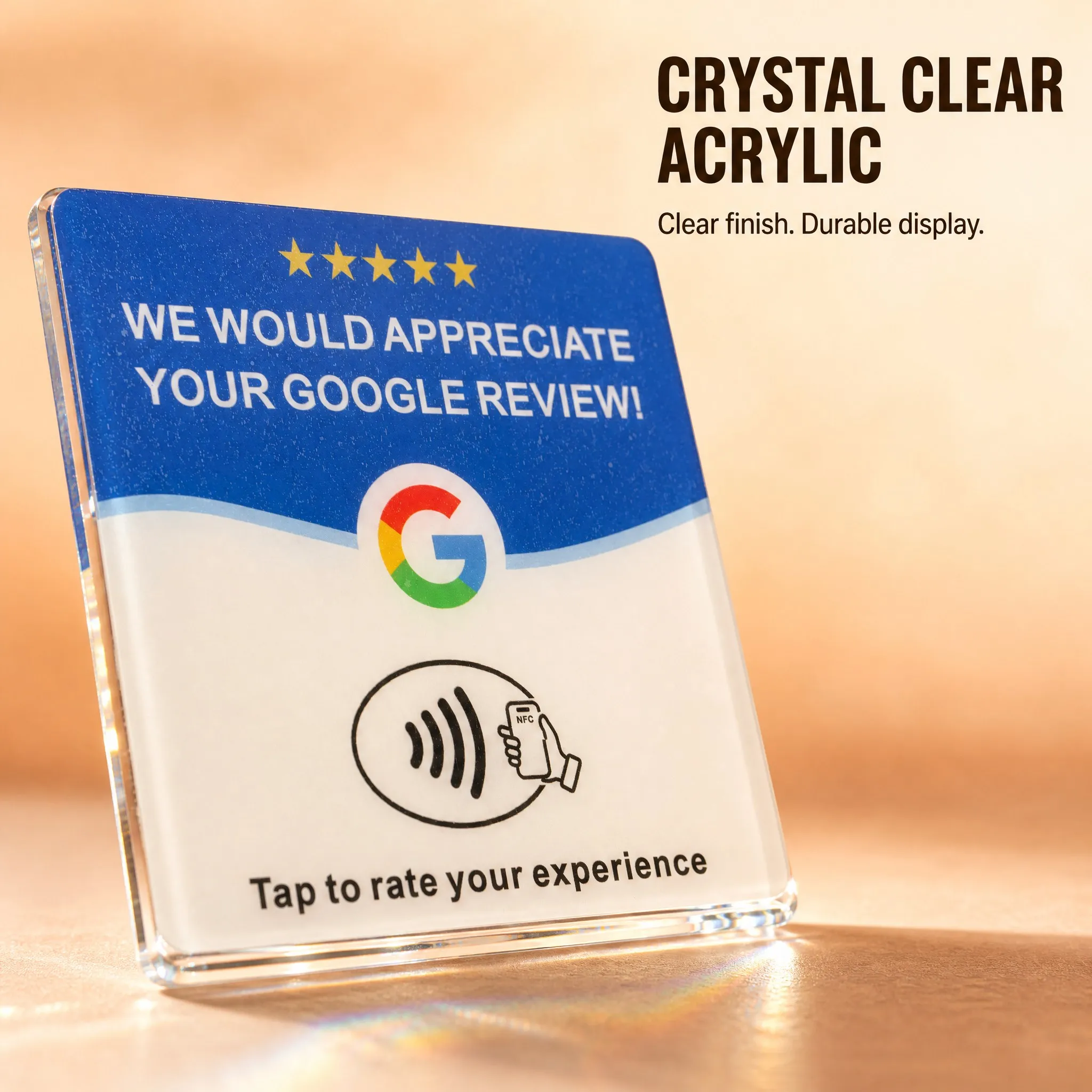 Immediate shipment. 12-centimeter waterproof acrylic NFC sticker-style comment stickers, suitable for distributors. In stock.