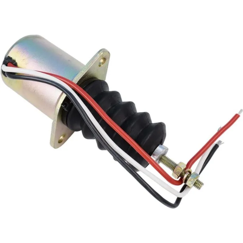 12V Fuel Shutdown Solenoid Valve AM124379 AM103337 AM102863 For John Deere 415 455 F915 F925 F935 Front Mower Excavator