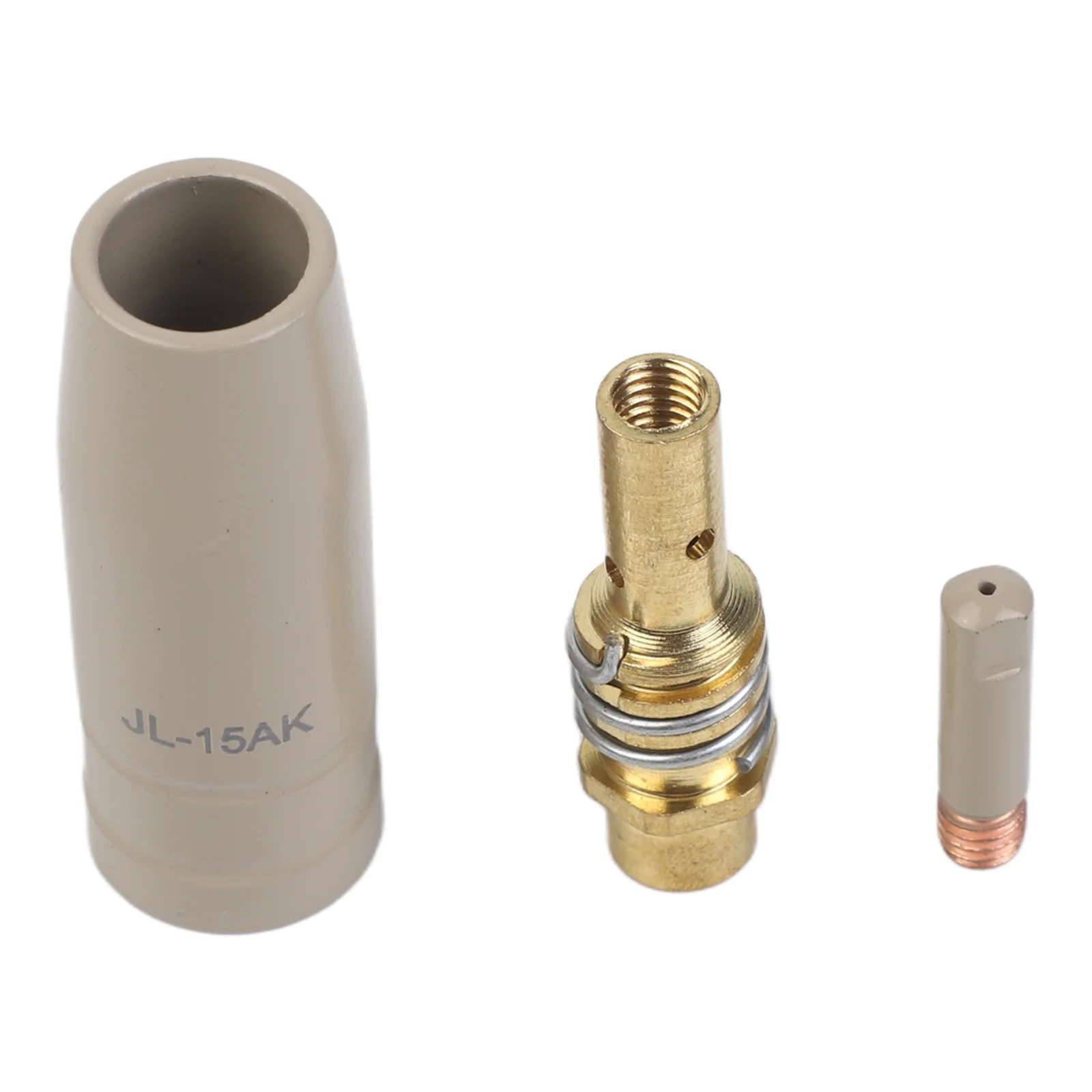 Insulated Welding Torch Nozzle Mig Welder Copper Torch Tip Coated Nozzle Copper Construction Improves Welding Productivity