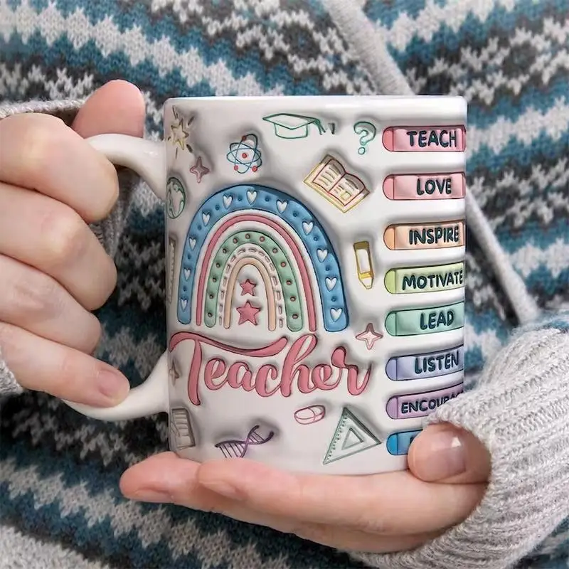 Teacher Gift Mug 350ml Ceramic Coffee Mug Best Gift For Your Teachers Mug School Cffice Tea Cup