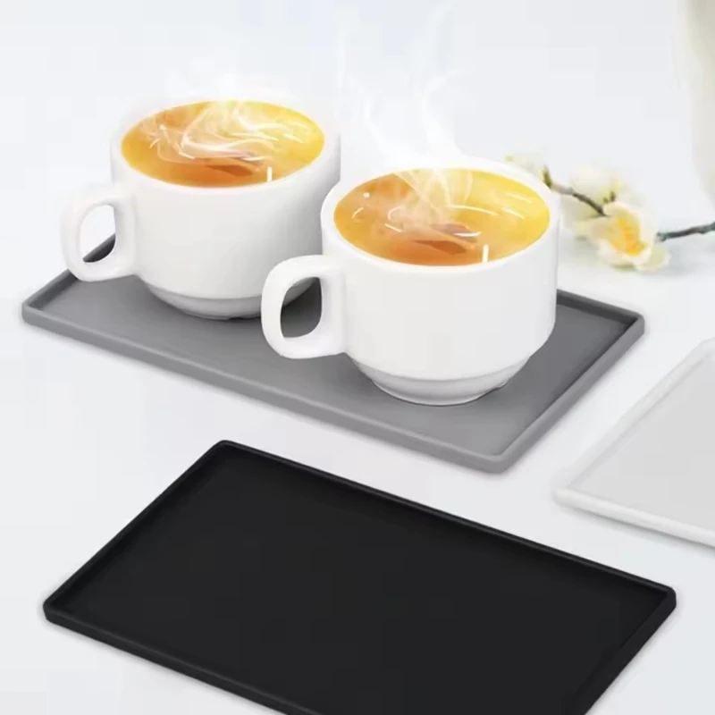 F5 Silicone Cup Insulation Mat Place Mat Flexible Protective Soft Texture Insulated Cup Bowl Table Mat Kitchen Supplies
