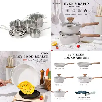 12 best sales Conjunto de utensílios de cozinha em granito - №8