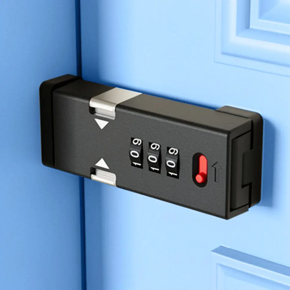Secure Password Bolt Latch For Interior Door Closet Cabinet Hardware Privacy Protection Heavy Duty Zinc Alloy Easy Installation