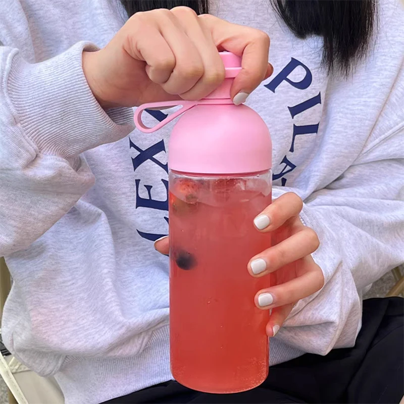 

Summer sports water Bottle outdoor portable large capacity Drinkware Direct drinking plastic cup drink cup Women Water bottle