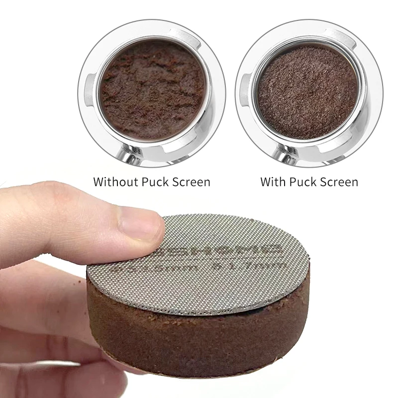 Coffee Puck Screen 51mm 53.5mm 58.5mm For Breville Sage Delonghi Reusable Filter Espresso Machine Tool Barista Maker Accessories