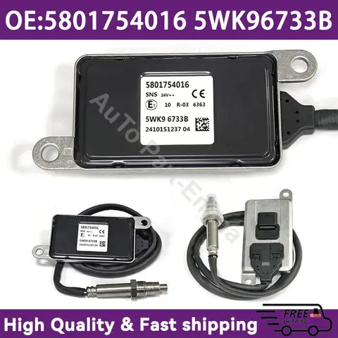 이베코 트럭용 질소 산화물 센서 NGK 프로브 5801754016 5WK96733B용 Nox 산소 센서