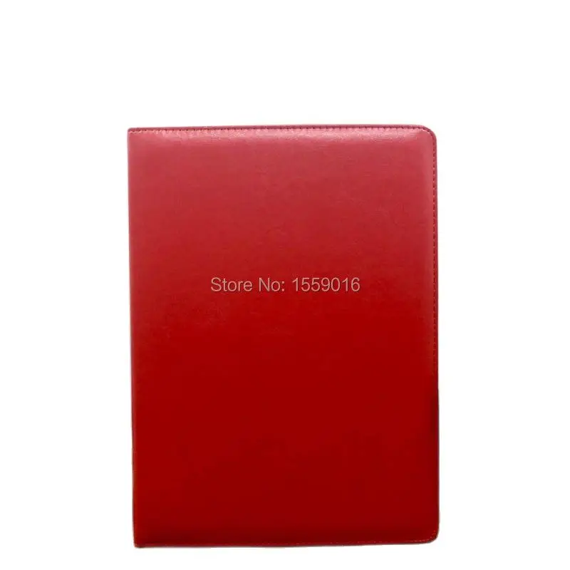 Makeasy Leather A4 Padfolio Compendium File Folder A4 Document Folder Multifunctional Folder With Calculator Office Supplies