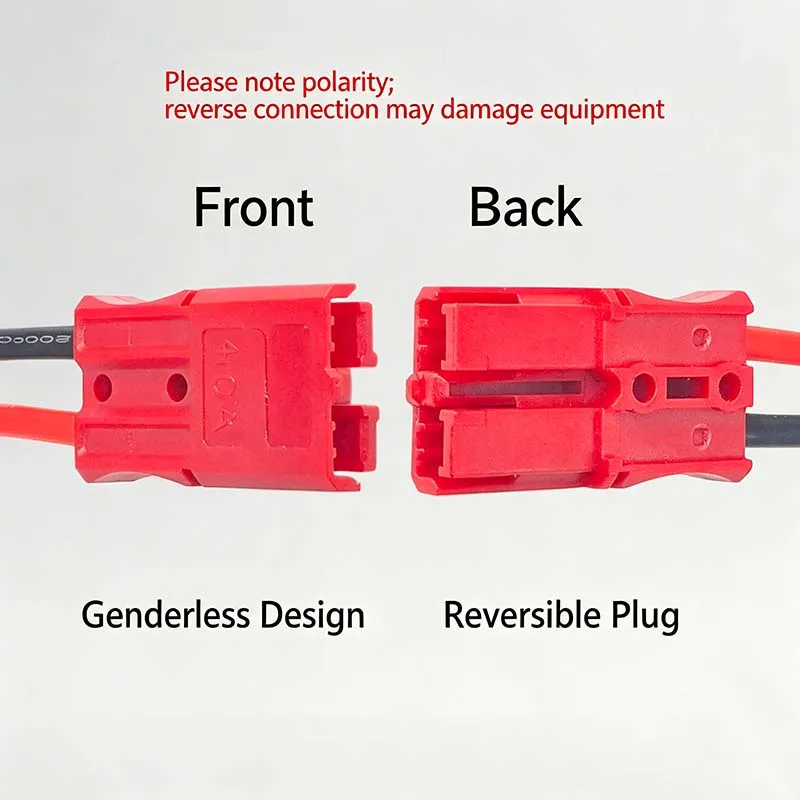 XT60H to 40A Anderson Adapter Cable, Soft Silicone Wire for Battery Charging