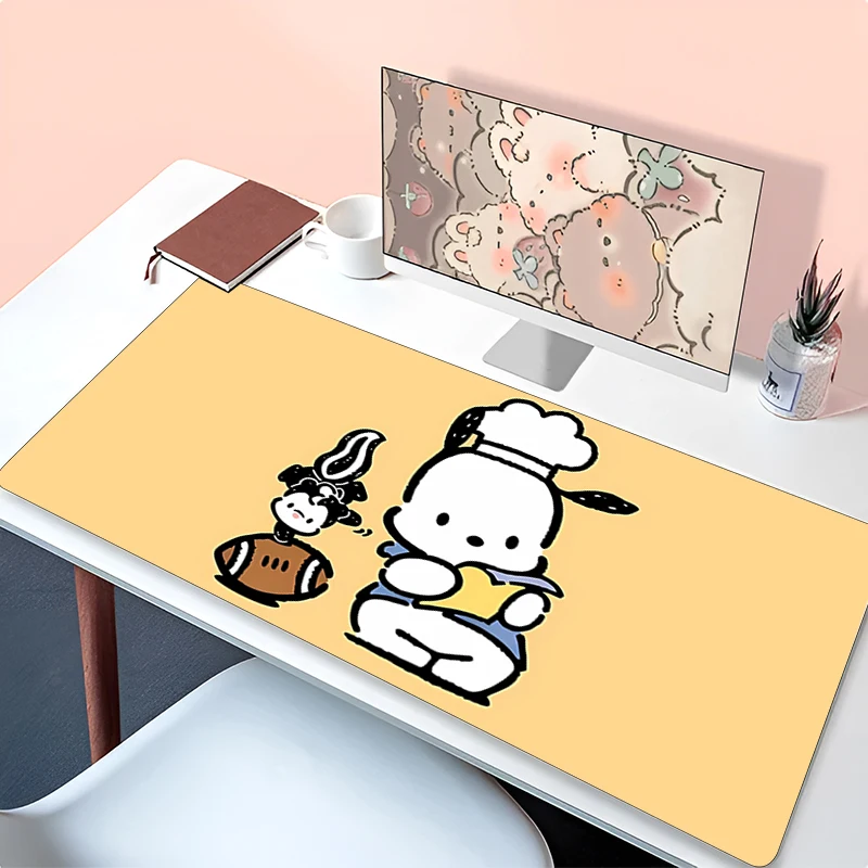 

Cartoon Mouse Pad P-pochacco Larger XXL 900x400 Speed Mini Pc Computer Keyboard Desk Mat Gaming Accessories Kawaii Mousepad
