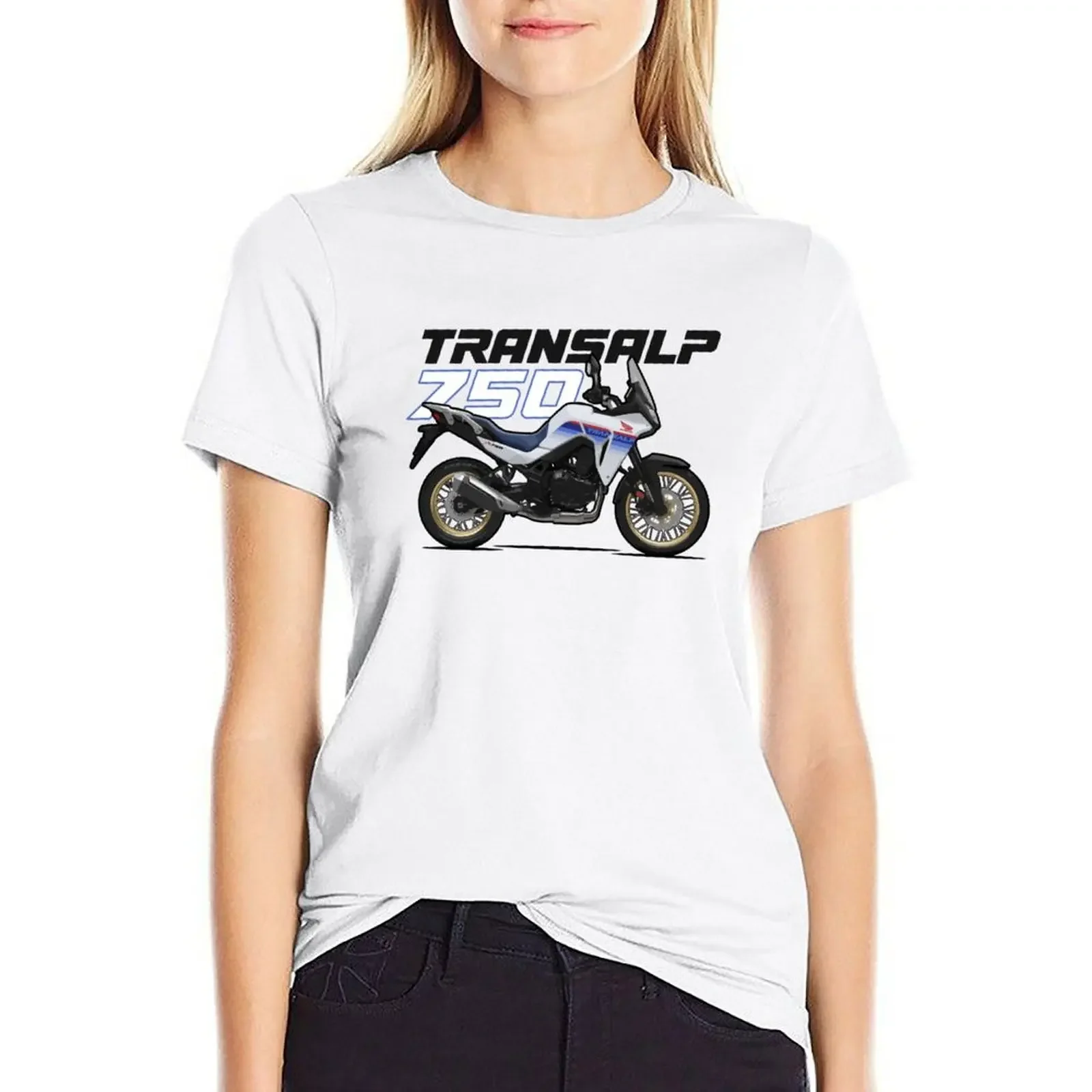 

XL750 - Transalp T-shirt lady clothes tees cat shirts for Women