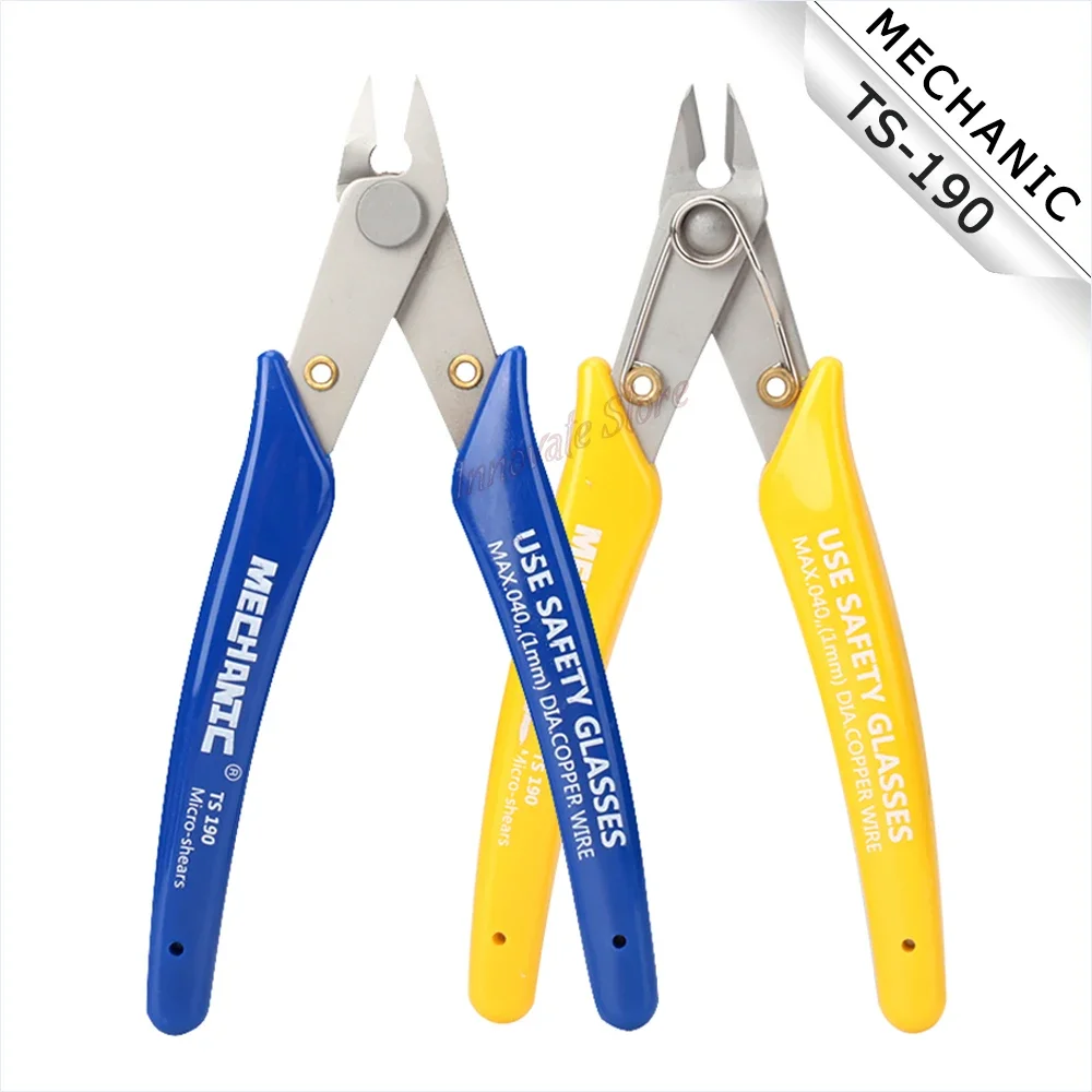 MECHANIC 5 "PRECISION diagonal pliers TS-190 industrial electrician shearing Ruyi pliers Multifunction manual repair tool
