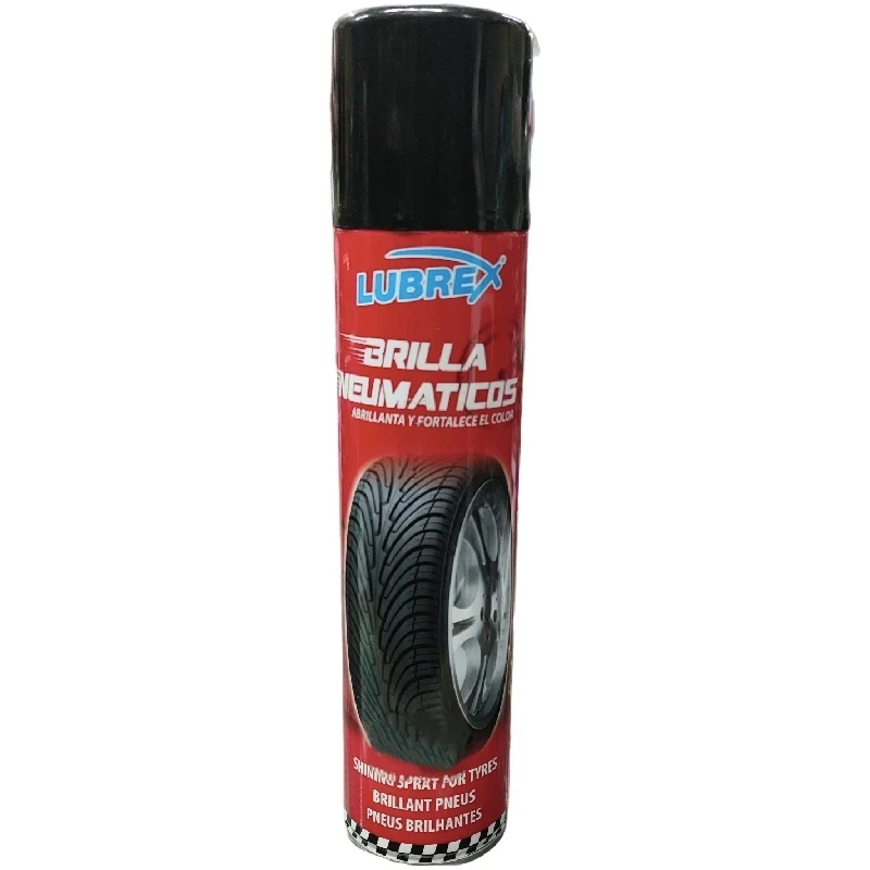 LUBREX Spray abrillantador Brilla de neumatico Rueda para Coche Moto