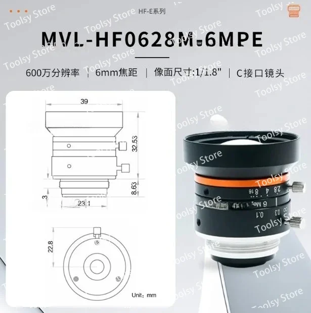 Applicable to MVL-HF0628M-6MPE  MVL-HF0828M-6MPE MVL-HF1228M-6MPE MVL-HF1628M-6MPE new  1 pcs