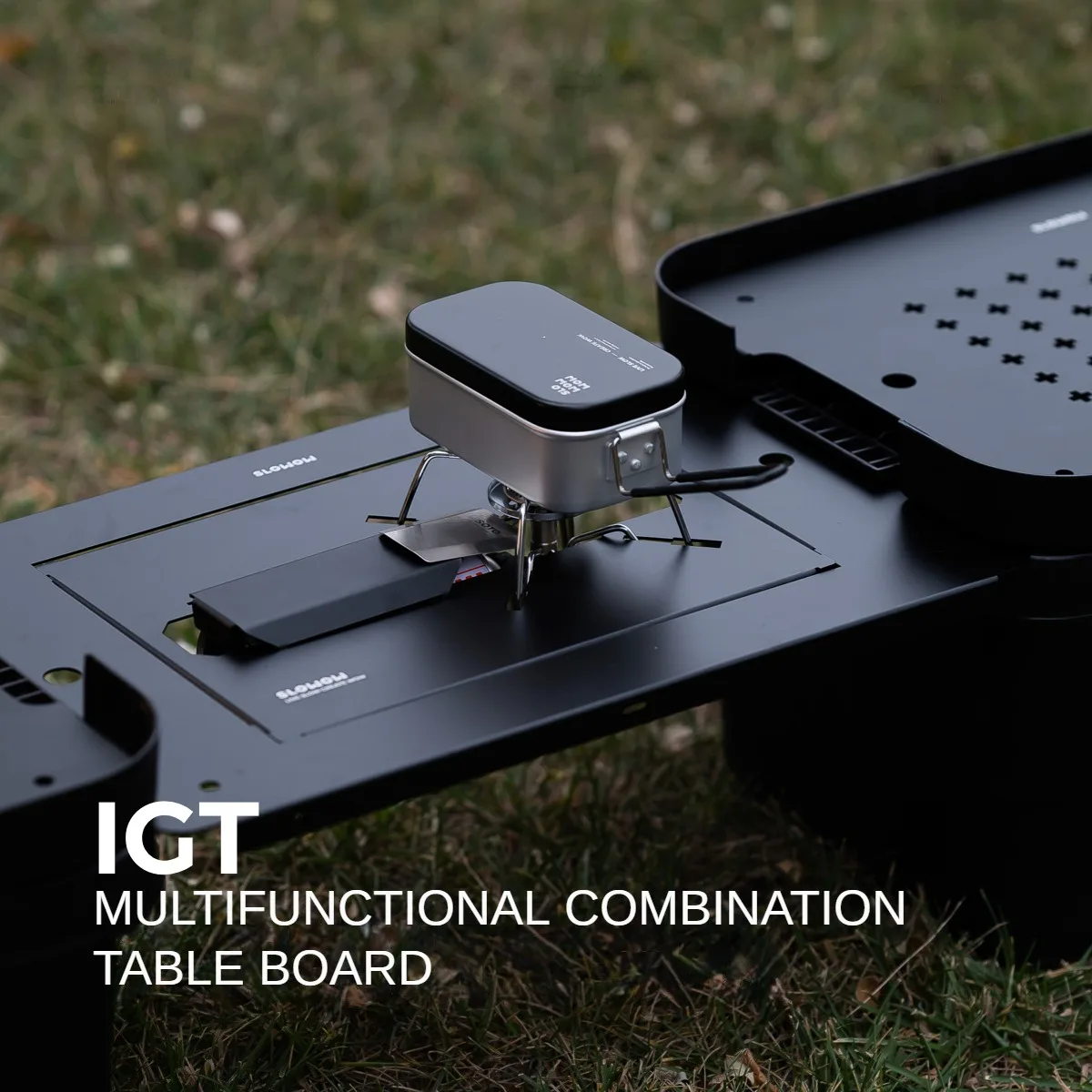 IGT Camping Table Board DIY Storage Box Accessories Outdoor Multifunctional Desk Plate Tactical Suitable For RISU/DOD/THOR Case