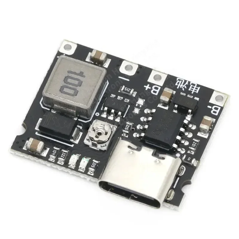 1PCS Li-ion 18650 3.7V 4.2V charger board Buck step up USB Type-C 2A lithium battery fast charge module BHT in stock