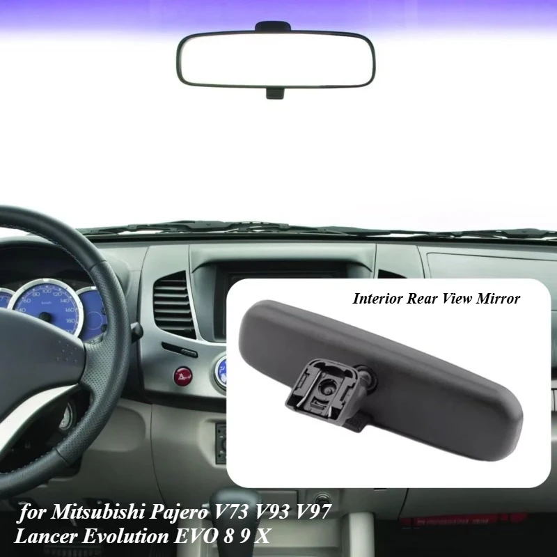 MN124448 Car Interior Rear View Mirror for Mitsubishi Pajero V73 V93 V97 Lancer Evolution EVO 8 9 X