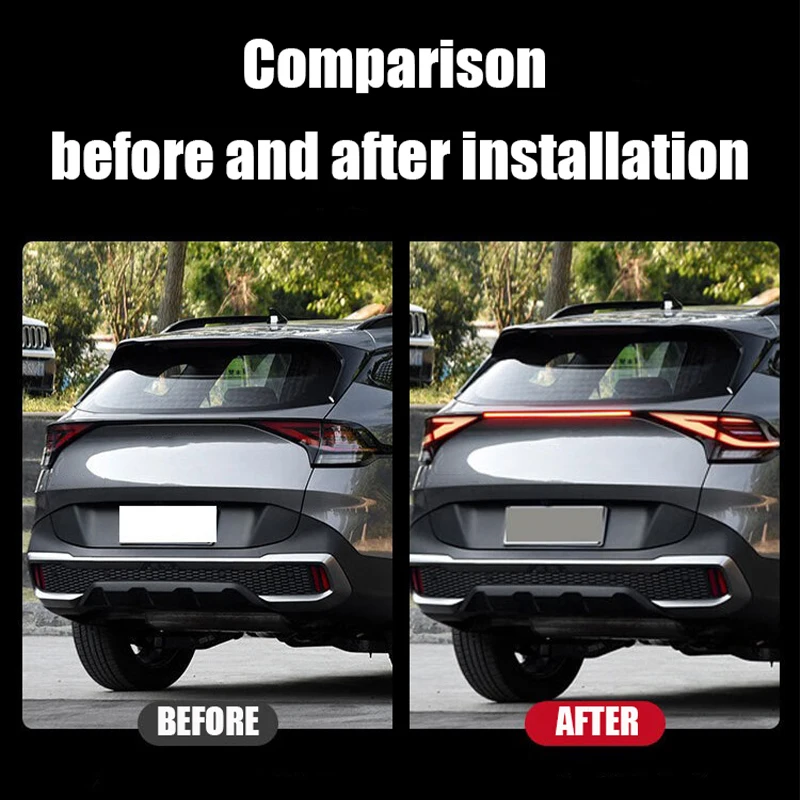 For Kia Sportage NQ5 2023 2024 2025 Car LED Full width dynamic sequential taillights Tail Brake Light Bar Assembly Auto Part